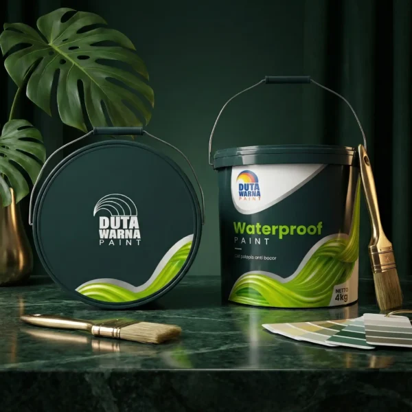 jasa desain kemasan produk cat waterproof