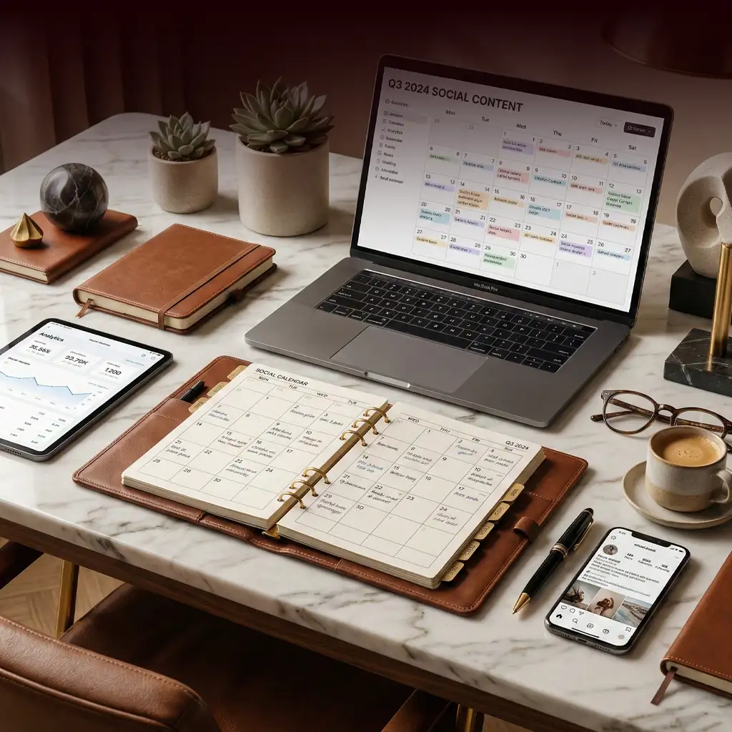 Jasa Social Media Management - Content Calendar