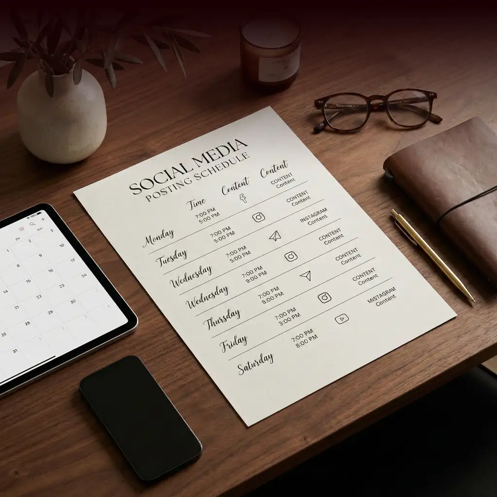 Jasa Social Media Management - Post Schedule