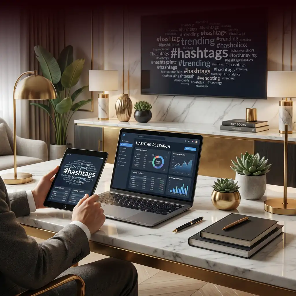 Jasa Social Media Management - Hashtag Research