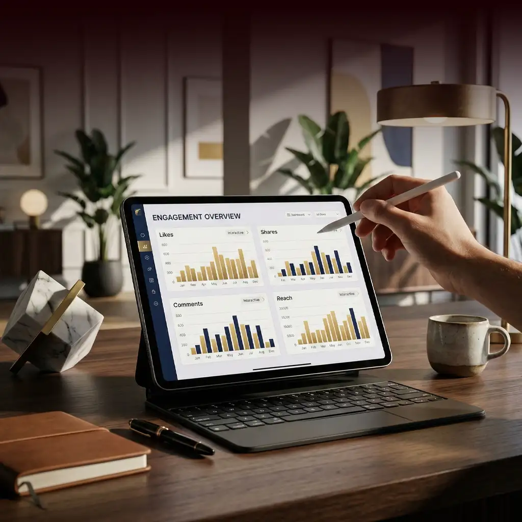 Jasa Social Media Management - Engagement Overview