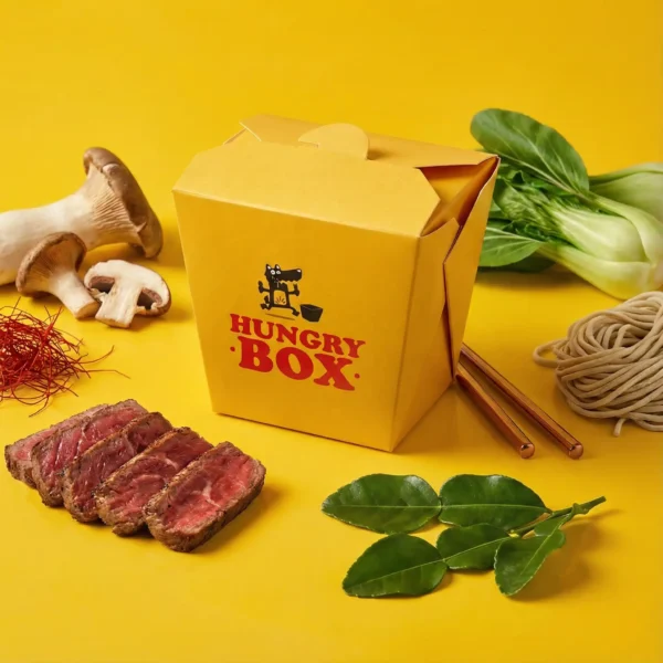 jasa desain kemasan produk hungry box