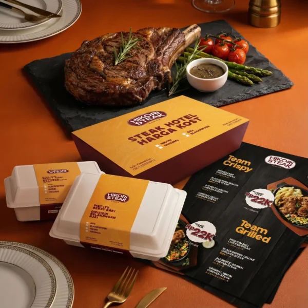 jasa desain kemasan produk steak kaki lima