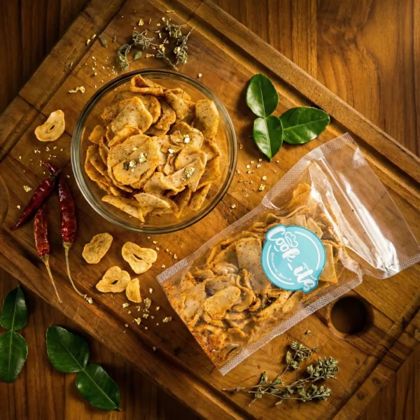 jasa desain kemasan produk snack basreng