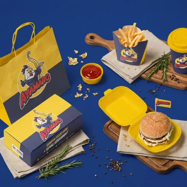 jasa desain kemasan produk ayam fastfood