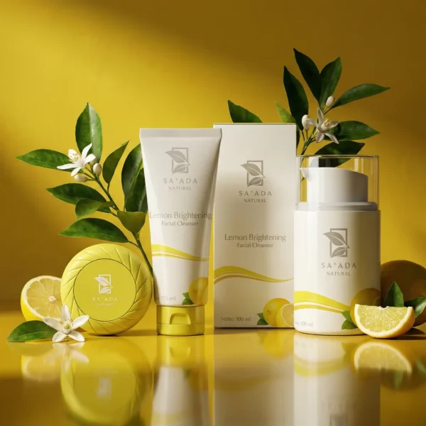 jasa desain kemasan produk skincare kuning